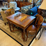 GAME TABLE W 2 CHAIRS