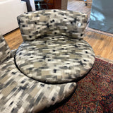 CANTONI SOFA W SWIVEL CHAIR