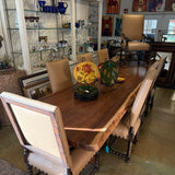 LIVE EDGE DINING TABLE 12'.10X44"