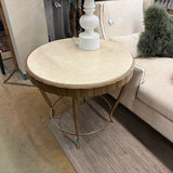 STONE TOP END TABLE