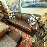 RH LEATHER SLEEPER SOFA