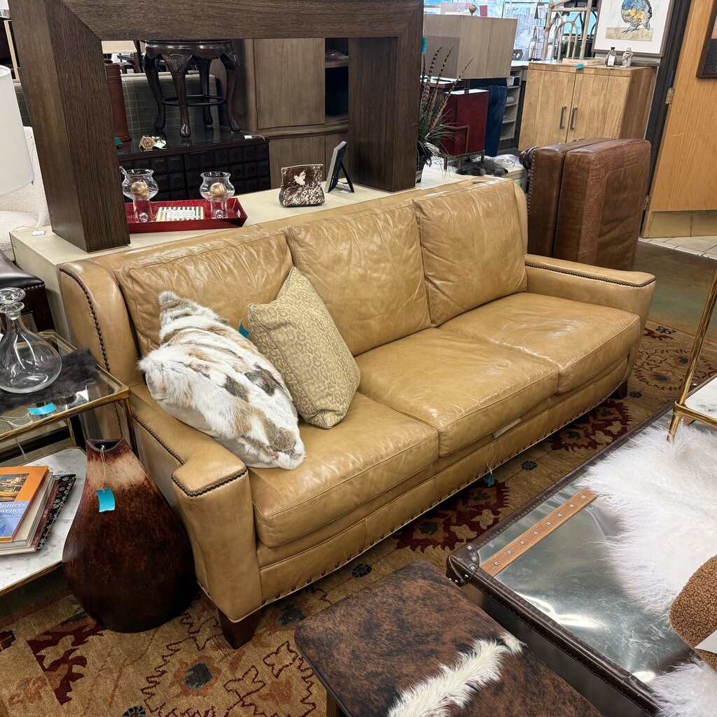 HANCOCK & MOORE LEATHER SOFA – Nest Furnishings