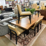 LIVE EDGE DINING TABLE