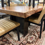 LIVE EDGE DINING TABLE