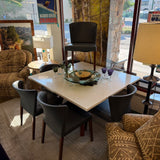 STONE TOP DINING TABLE