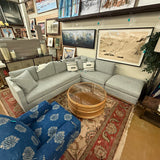 ALDER & TWEED SECTIONAL W OTTOMAN