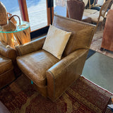 TOMMY BAHAMA LEATHER CHAIR