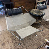 WEGNER CHAIR W LEATHER PILLOW