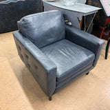 CHATEAU D AX LEATHER CHAIR