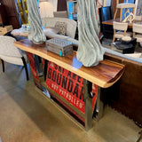 LIVE EDGE SOFA TABLE