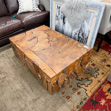 WOOD COFFEE TABLE AS IS