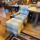 WING BACK CHAIR W OTTOMAN