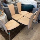 MODERN DINING CHAIRS SET OF 5