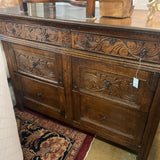 RUSTIC OAK CABINET