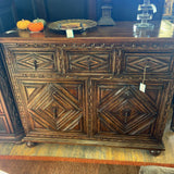 CARVED WOOD CABINET