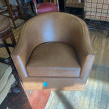 LEATHER SWIVEL CHAIR