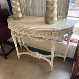 STONE TOP DEMI TABLE