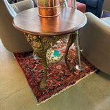 IRON BASE END TABLE