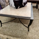 STONE TOP COFFEE TABLE