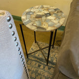 STONE TOP END TABLE