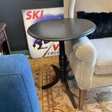 END TABLE ROUND BLACK