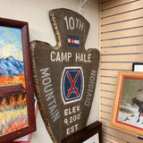 CAMP HALE SIGN
