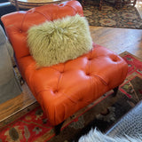 ROBERT J SCOTT TUFTED EVE CHAIR