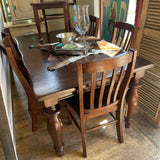 PB DINING TABLE 1 LV W CHAIRS 6