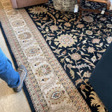 RUG BLACK GOLD VINE 9.9X13.2