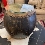 DRUM END TABLE