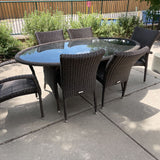 PATIO TABLE 6 CHAIRS