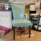 TURQUOISE DINING CHAIRS SET 4