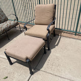 PATIO CHAIR W OTTOMAN