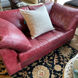 LEATHER LOVESEAT
