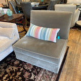 MOHAIR SLIPPER CHAIR