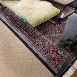 RUG BLUE RED 9X12