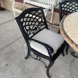 JEANNINE METAL OUTDOOR ARMCHAIRS PAIR