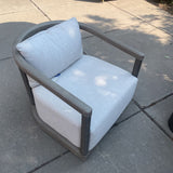 RH PATIO SWIVEL CHAIR W COVER