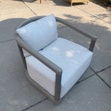 RH PATIO SWIVEL CHAIR W COVER