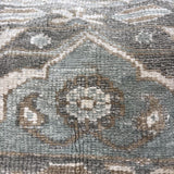 RUG GRAY BLUE GRAY WHITE 9.5X13.3