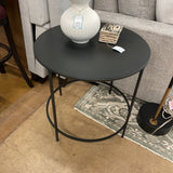 METAL END TABLE
