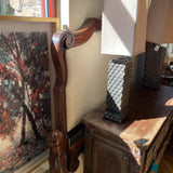 FABRIC WOOD BED KING