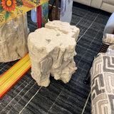 FAUX STUMP END TABLE