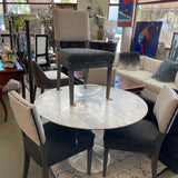 BOUCLE DINING CHAIRS SET 4