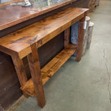 CUSTOM SOFA TABLE 2 TIER 52"