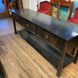 CREDENZA BLACK AS IS