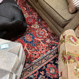 RUG RED PINK BLUE 9X12