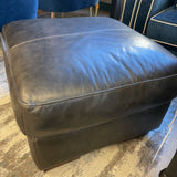 LEATHER OTTOMAN