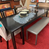 SCANDINAVIAN DESIGN SKOVBY DINING TABLE W 3 LVS