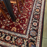 RUG MAROON BLACK BLUE 8.6X11.6 KARASTAN